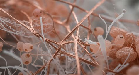 network of fine threads extending into nerve fiber