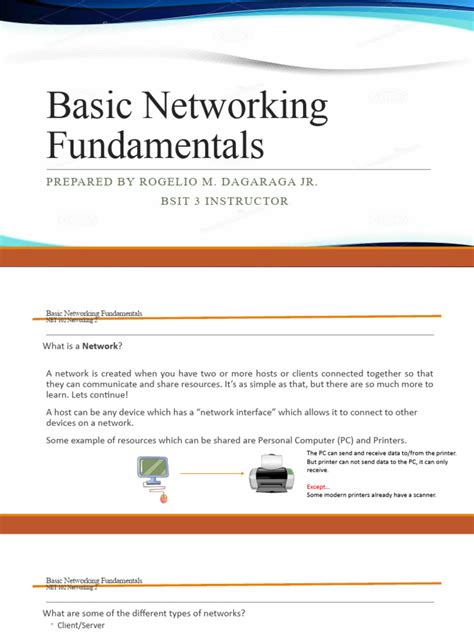 Networking Basic Fundamentals Pdf