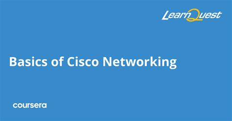 Networking Basics Cisco Course