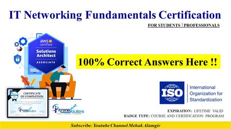 Networking Certification Quiz