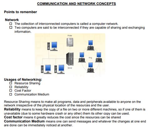 networking class 12 computer science notes