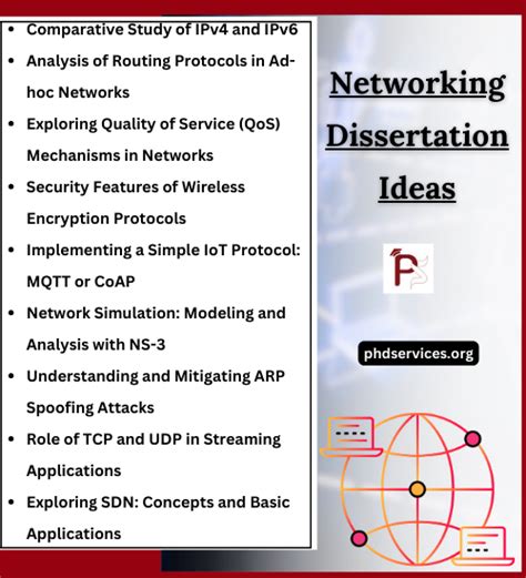 Networking Dissertation Ideas