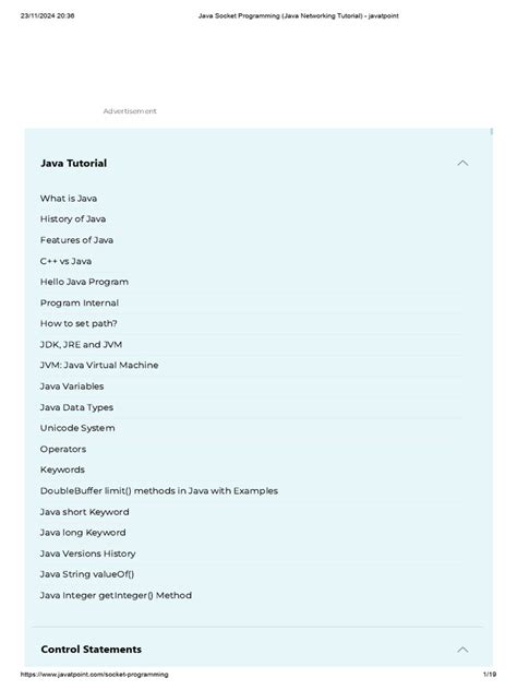 Networking Java Javatpoint
