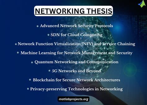 Networking Thesis Topics