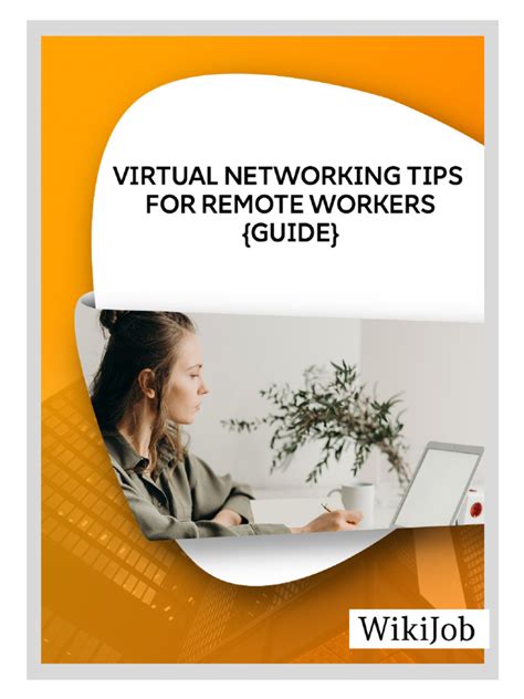 Networking Tips Template For Remote Workers