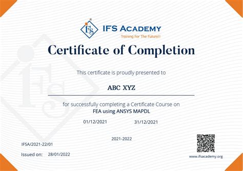 Networking Training Certificate
