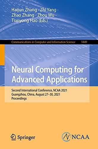 Currently - Neural Computing And Applications Ncaa