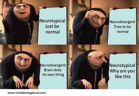 Neurodivergent Meme Humor