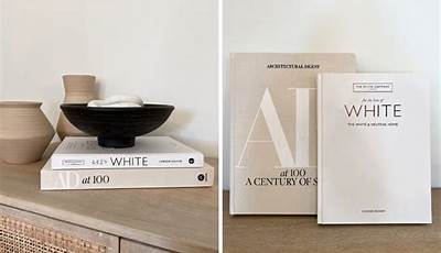 Neutral Color Coffee Table Books