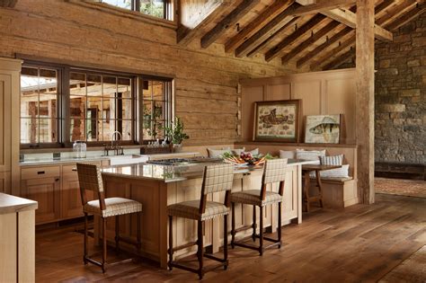 A calm and neutral kitchen that retains the character of its cottage