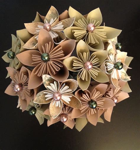 Neutral Paper Flowers