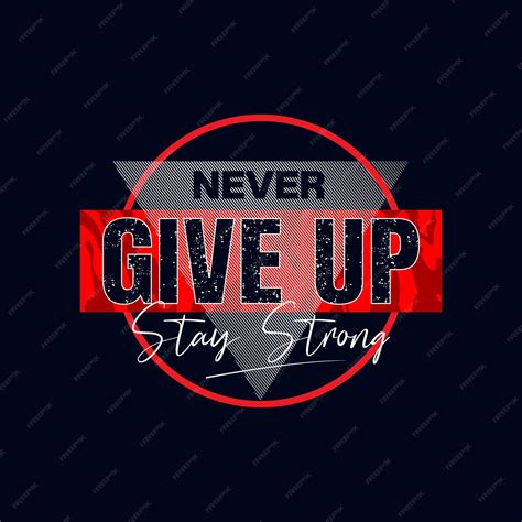 Never Give Up Logo