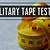 new army tape test standards