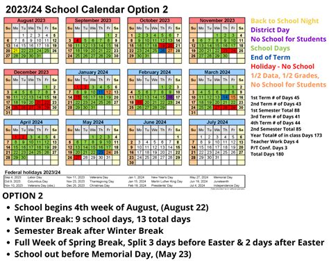 New Brunswick Public Schools Calendar