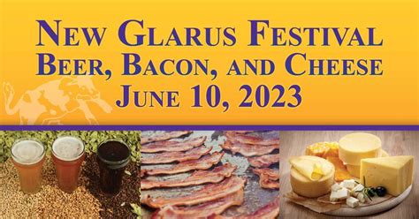 New Glarus WI Beer, Bacon and Cheese Fest 2019 Cheese fest, Bacon