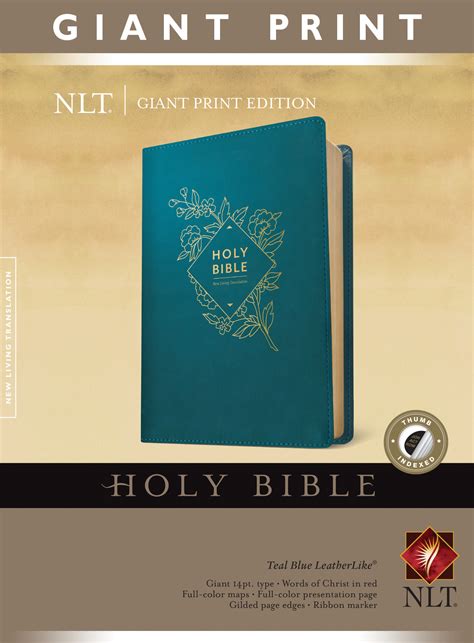 THE BOOK Large Print Edition NLT New Living Translation SOFTCOVER