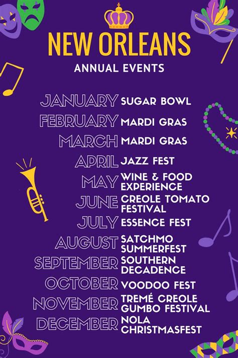 New Orleans Festival Calendar 2024