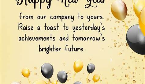 New Year Greeting Message To Clients