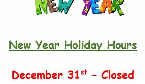 New Year New Hours Image s Day