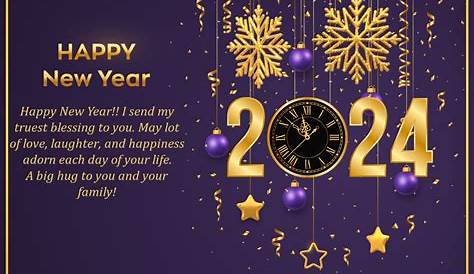 New Year Wishes 2024 Email Template