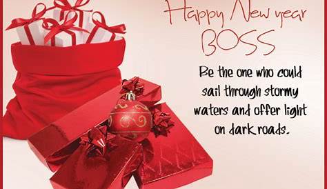 New Year Wishes For Best Boss
