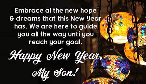 New Year Wishes For Son