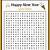 new year word search printable