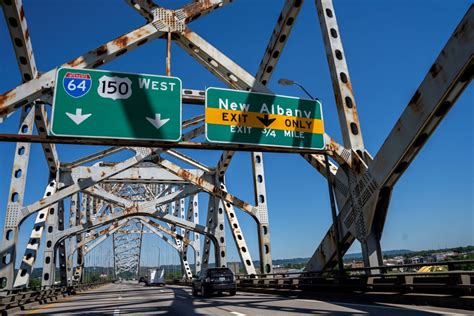 new albany bridge closure
