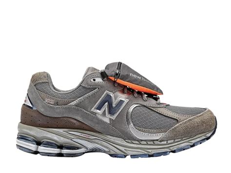 new balance 2002r grey brown pouch