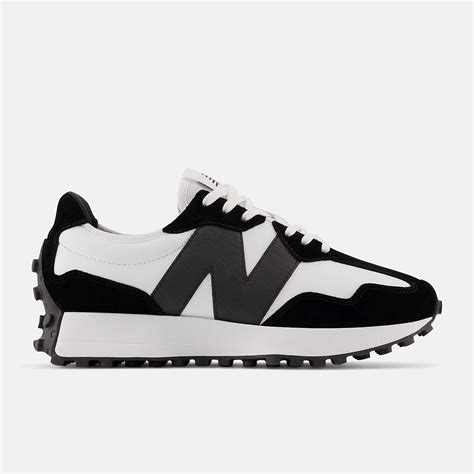 new balance 327 sneakers white and black