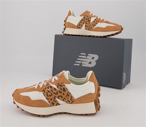 new balance 327 sweet caramel rose leopard