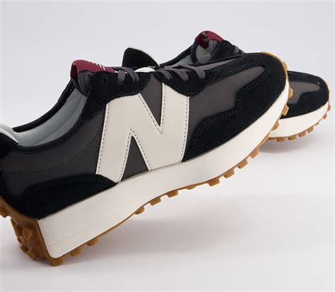 new balance 327 trainers in black