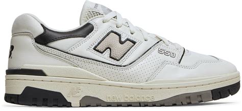 new balance 550 black and cream