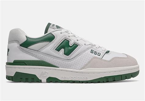 new balance 550 green and white