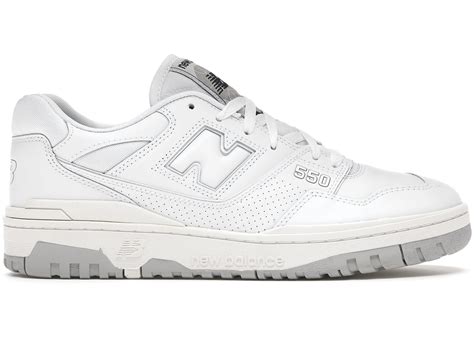 new balance 550 white/grey men's shoe