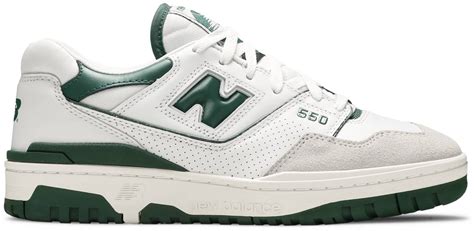 new balance 550 white green men's