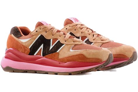 new balance 57/40 brown red pink