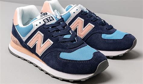 new balance 574 pink and blue