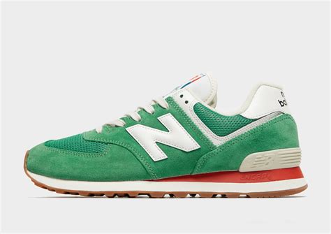 new balance 574 trainers in green