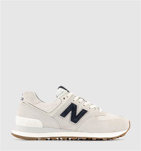 new balance 574 trainers reflection grey navy