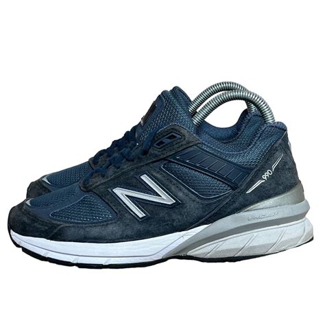 new balance 990v5 navy/silver