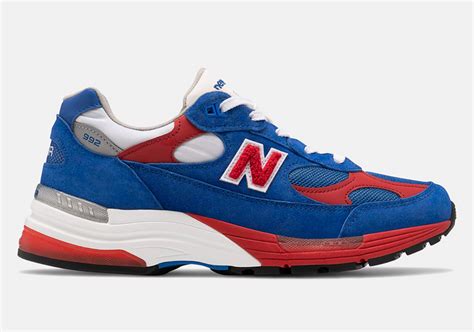 new balance 992 red blue white size 11