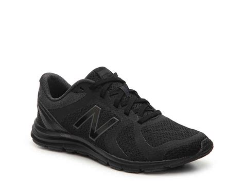 new balance all black tennis shoes