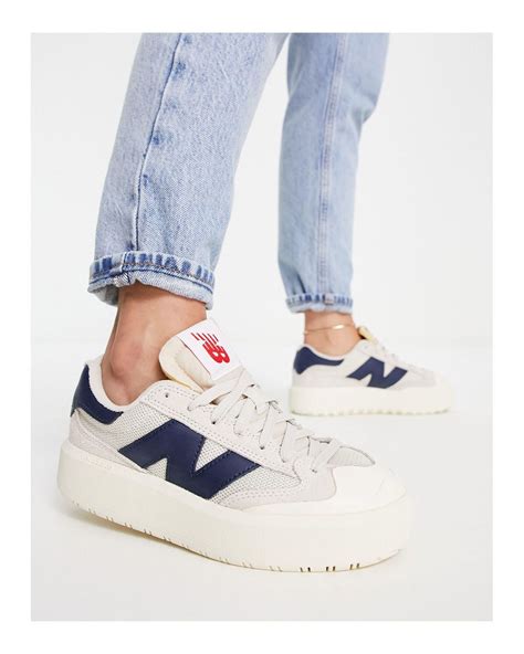 new balance platform sneakers women's