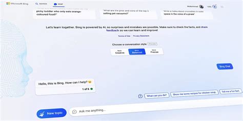 new bing ai chat