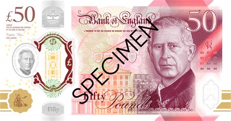 new british bank notes king charles
