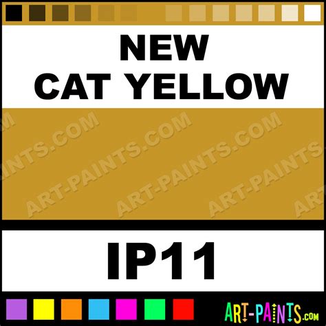 New Cat Yellow Paint Code
