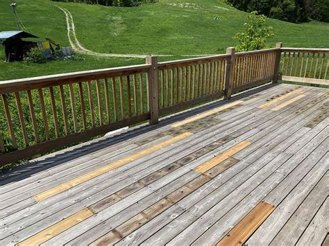 New Cedar Deck Boards Cracking