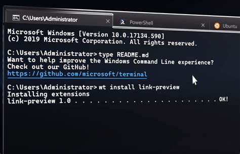 new command line in terminal