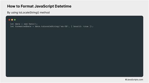 new date string format javascript